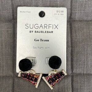 Go team cheer earrings